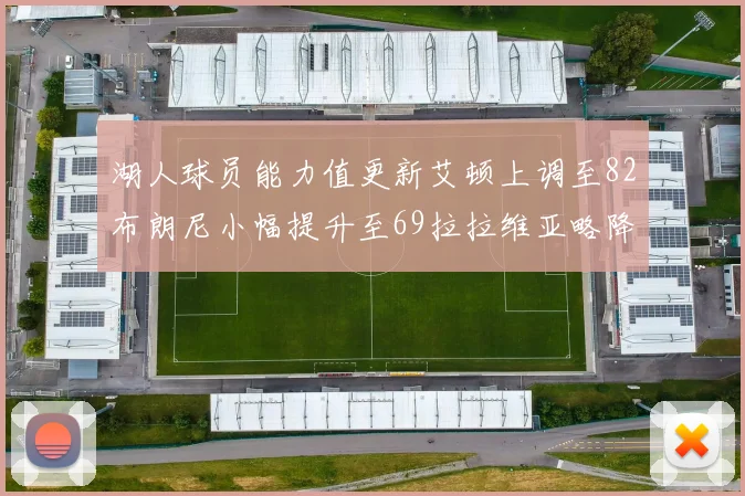 湖人球员能力值更新艾顿上调至82布朗尼小幅提升至69拉拉维亚略降至77