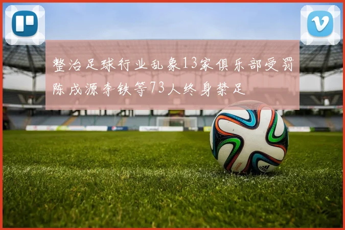 整治足球行业乱象13家俱乐部受罚陈戌源李铁等73人终身禁足